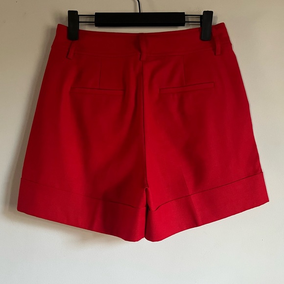 NEW J Crew Remi Short in Stretch Linen Blend Red Size 0 $98 Retail and Sold Out - Picture 6 of 12